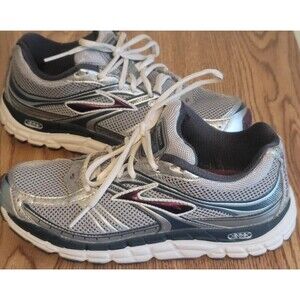 BROOKS Addiction 10 MOGO Women's Running Walk Shoes Gray Silver Purple~Size 8.5